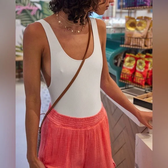 Aerie Women’s Haute Coral Gauzy High Waisted Cargo Pants, Size XS - Picture 6 of 13